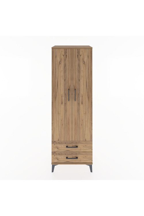 Hyperion Dolap 1 Raflı 2 Çekmeceli 1 Askılı 60 x 44 x 182 cm Çam - Çam
