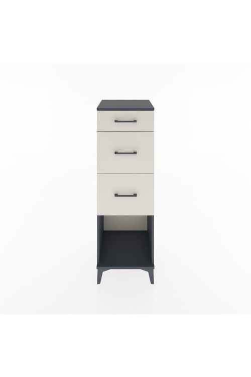 Hyperion Dolap 3 Çekmeceli 44x44x134 Antrasit-Aytaşı