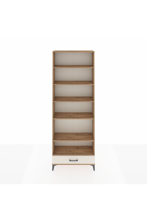 Arges Dolap 6 Raflı 1 Çekmeceli 88 x 30 x 243 cm Çam - Aytaşı