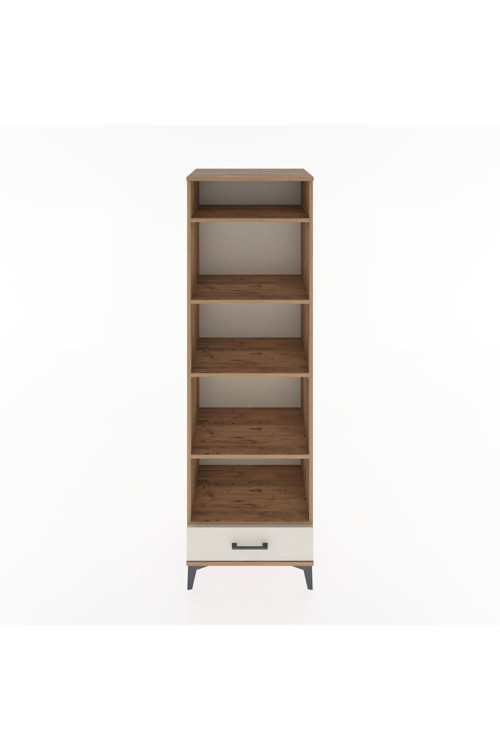 Hyperion Dolap 5 Raflı Tek Çekmeceli 60x44x195 Çam-Aytaşı