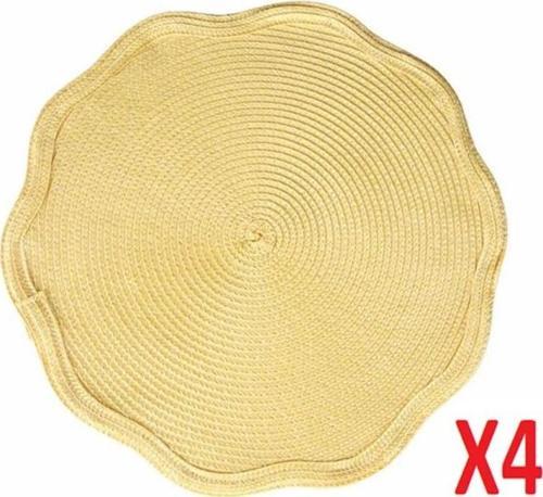 Priya Sarı Amerikan Servis 38cm 4'lü 04STY007367