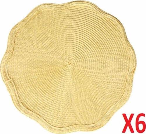 Priya Sarı Amerikan Servis 38cm 6'lı 04STY007367