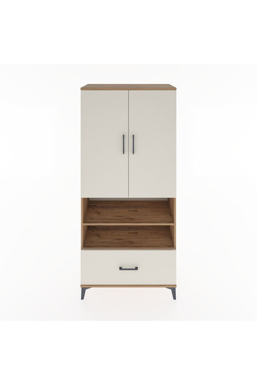 Hyperion Dolap 3 Raflı 1 Çekmeceli 1 Askılı 88 x 44 x 195 cm Çam - Aytaşı