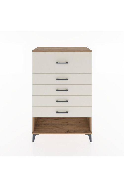 Hyperion Dolap 5 Çekmeceli 88x44x134 Çam-Aytaşı