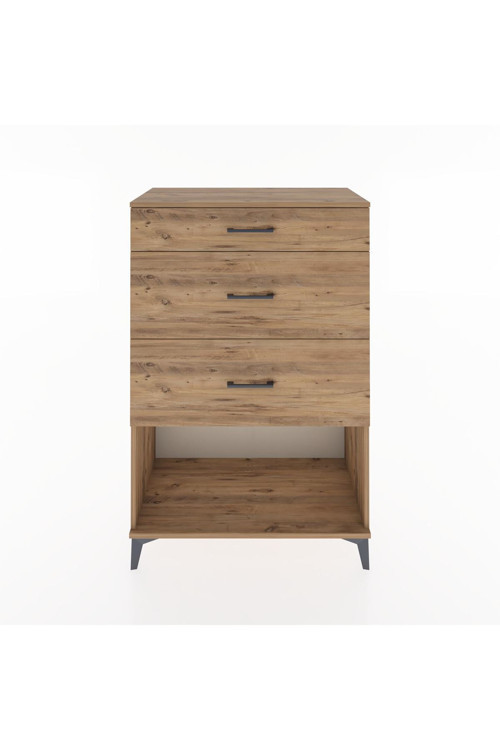 Hyperion Dolap 3 Çekmeceli 88 x 44 x 134 cm Çam - Çam