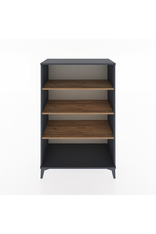 Hyperion Dolap 3 Raflı 88 x 44 x 134 cm Antrasit - Çam
