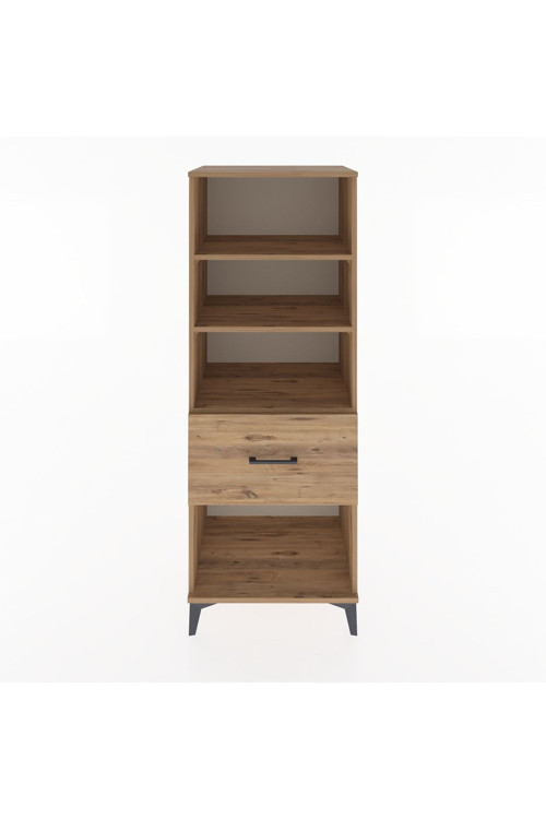 Hyperion Dolap 3 Raflı 1 Çekmeceli 60 x 44 x 163 cm Çam - Çam