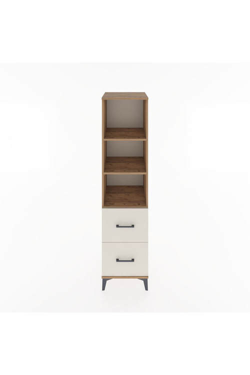 Hyperion Dolap 3 Raflı 2 Çekmeceli 44 x 44 x 182 cm Çam - Aytaşı