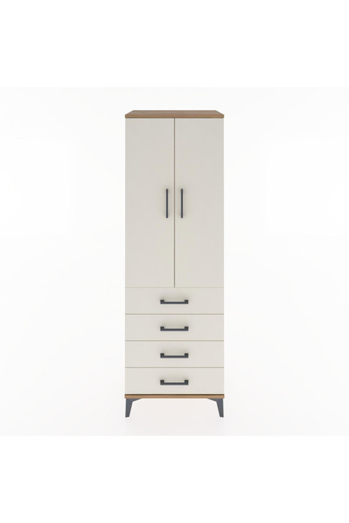 Hyperion Dolap 1 Raflı 4 Çekmeceli 1 Askılı 60 x 44 x 182 cm Çam - Aytaşı