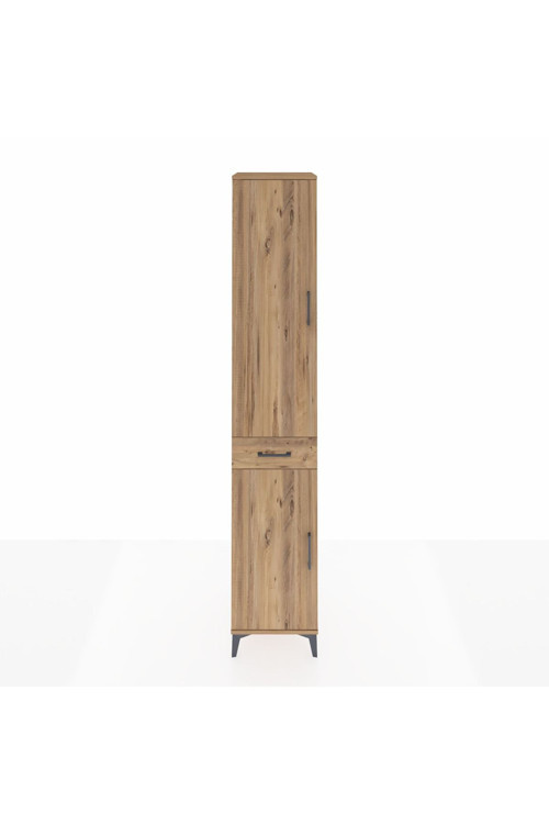 Hyperion Dolap 6 Raflı 1 Çekmeceli 2 Kapaklı 44 x 44 x 243 cm Çam - Çam