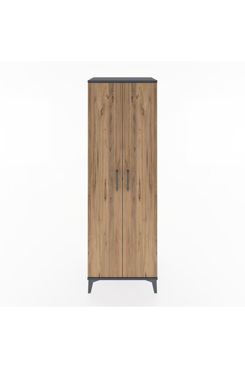 Hyperion Dolap 4 Raflı 60 x 44 x 182 cm Antrasit - Çam