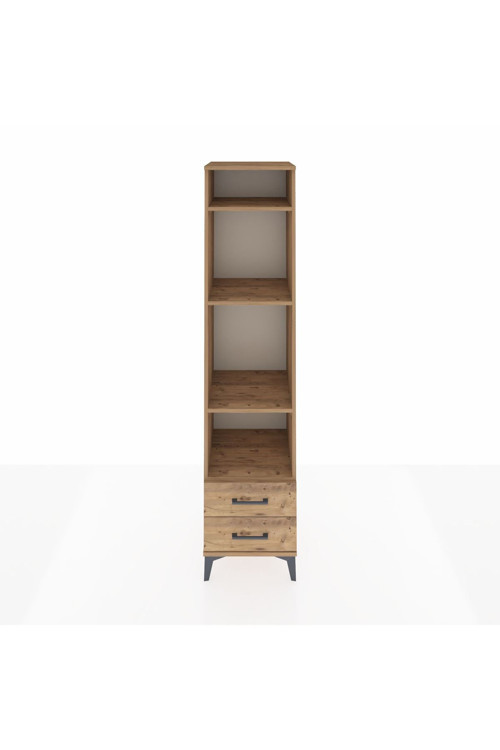 Hyperion Dolap 4 Raflı 2 Çekmeceli 44 x 44 x 195 cm Çam - Çam
