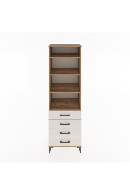 Hyperion Dolap 4 Raflı 4 Çekmeceli 60 x 44 x 195 cm Çam - Aytaşı
