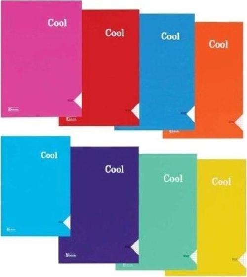 (X)K.Color A5 40 Yp.Çizgili PP Kp.Dikisli Cool Defter 450601-99
