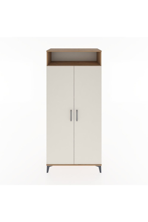Hyperion Dolap 5 Raflı 2 Kapaklı 88x44x195 Çam-Aytaşı