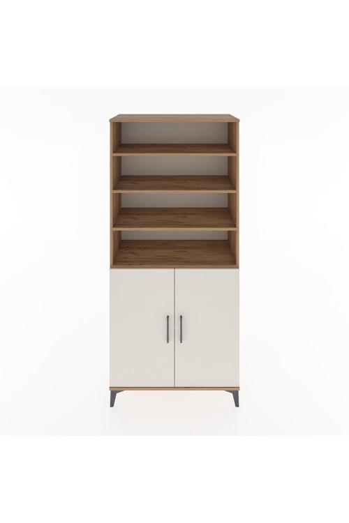 Hyperion Dolap 5 Raflı 2 Kapaklı 88x44x195 Çam-Aytaşı
