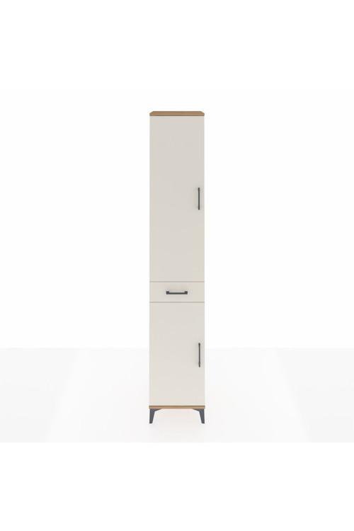 Hyperion Dolap 6 Raflı Tek Çekmeceli 2 Kapaklı 44x44x243 Çam-Aytaşı
