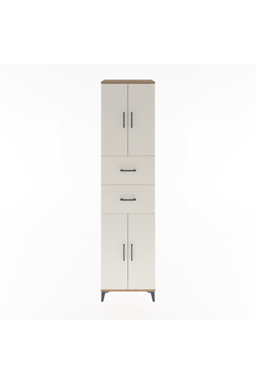 Hyperion Dolap 3 Raflı 2 Çekmeceli 4 Kapaklı 60 x 44 x 243 cm Çam - Aytaşı