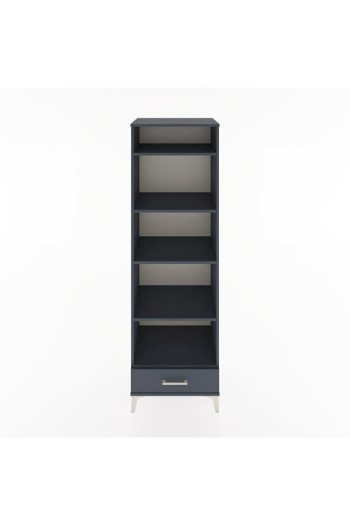Hyperion Dolap 5 Raflı Tek Çekmeceli 60x44x195 Antrasit-Antrasit