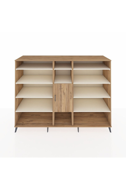 Kronos Dolap 12 Raflı 1 Kapaklı 220 x 59 x 163 cm Çam - Çam - Aytaşı