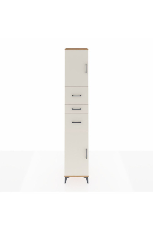 Hyperion Dolap 3 Raflı 3 Çekmeceli 2 Kapaklı 44x44x243 Çam-Aytaşı