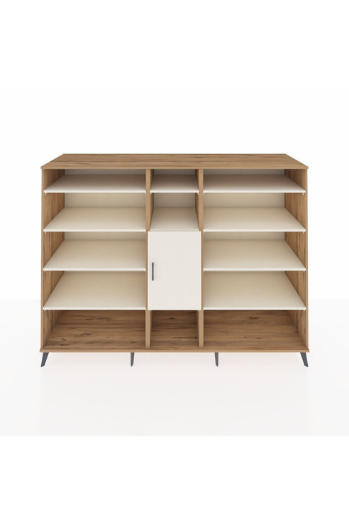 Kronos Dolap 12 Raflı 1 Kapaklı 220 x 59 x 163 cm Çam - Aytaşı