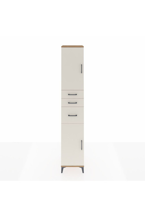 Hyperion Dolap 4 Raflı 3 Çekmeceli 2 Kapaklı 44x44x243 Çam-Aytaşı