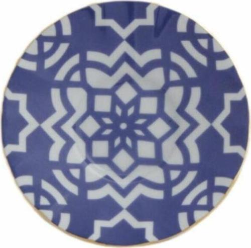 Morocco Desen7 Mor Ergonomik Çay Tabağı 12cm