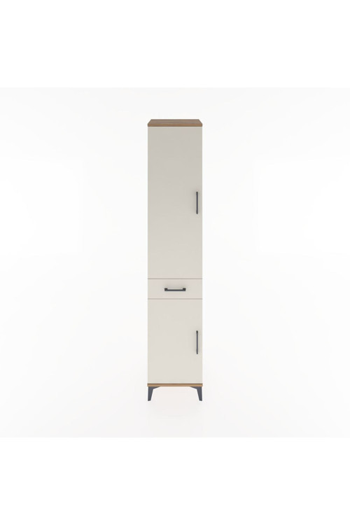 Hyperion Dolap 3 Raflı Tek Çekmeceli Tek Askılı 44x44x221 Çam-Aytaşı