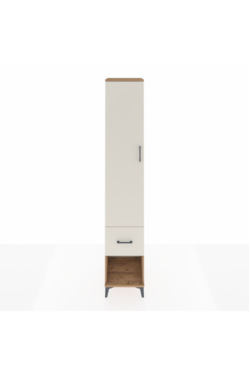 Hyperion Dolap 5 Raflı Tek Çekmeceli Tek Kapaklı 44x44x243 Çam-Aytaşı