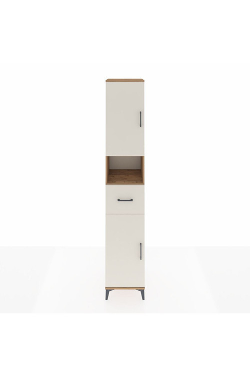 Hyperion Dolap 5 Raflı Tek Çekmeceli 2 Kapaklı 44x44x243 Çam-Aytaşı