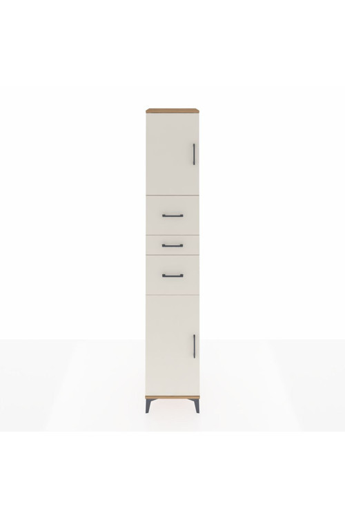 Hyperion Dolap 3 Raflı 3 Çekmeceli 2 Kapaklı 44x44x243 Çam-Aytaşı