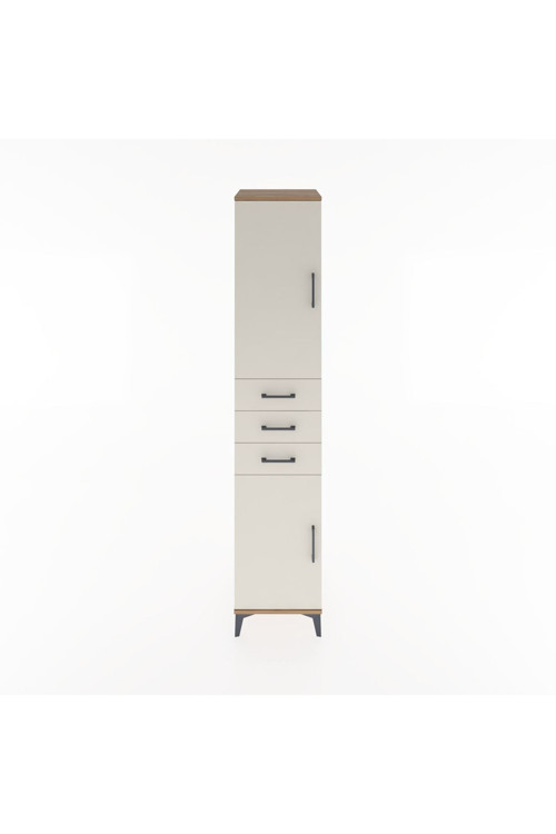 Hyperion Dolap 4 Raflı 3 Çekmeceli 2 Kapaklı 44 x 44 x 221 cm Çam - Aytaşı
