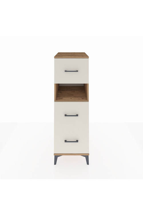 Kronos Dolap Tek Raflı 3 Çekmeceli 44x59x134 Çam-Aytaşı