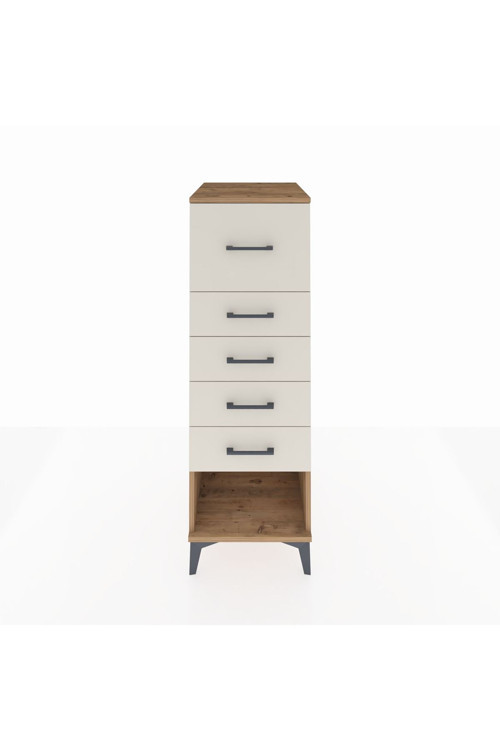 Kronos Dolap 5 Çekmeceli 44x59x134 Çam-Aytaşı