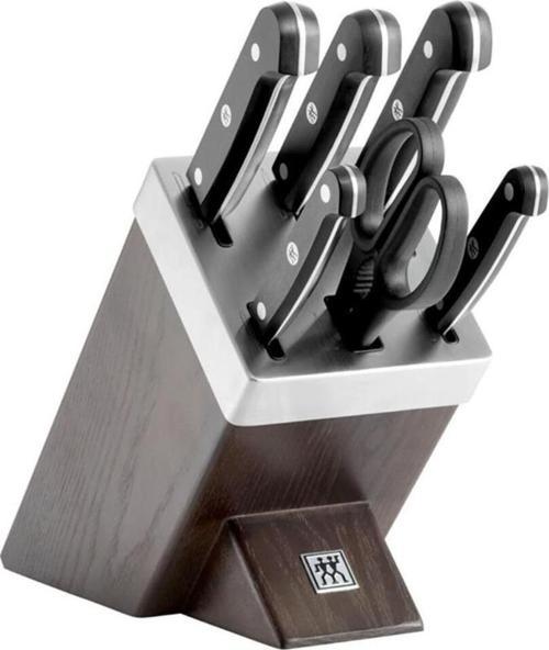 Gourmet Kendinden Bilemeli Bıçak Bloklu 7 Parça Bıçak Seti