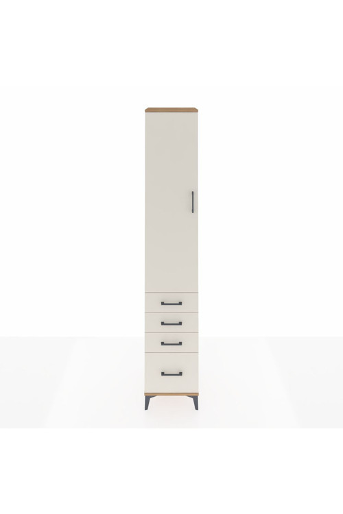 Hyperion Dolap 4 Raflı 4 Çekmeceli 1 Kapaklı 44 x 44 x 243 cm Çam - Aytaşı