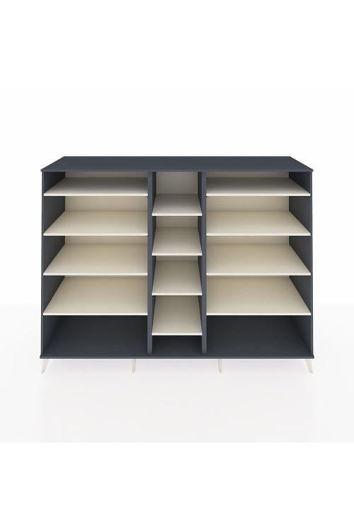 Kronos Dolap 11 Raflı 220 x 59 x 163 cm Antrasit - Antrasit - Aytaşı