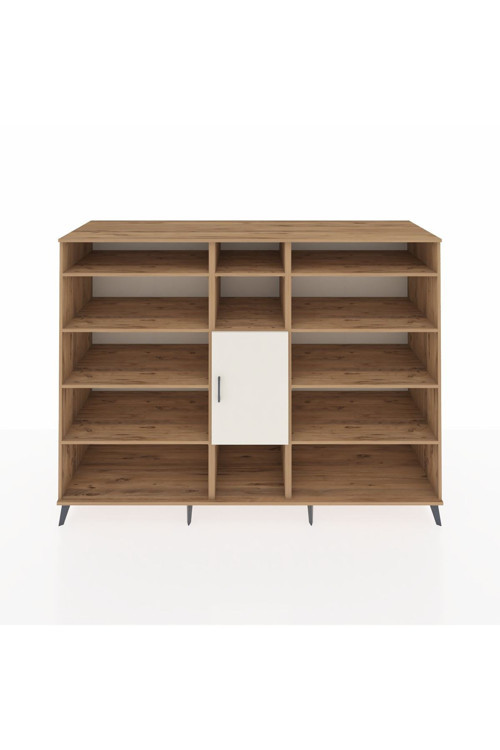 Kronos Dolap 12 Raflı 1 Kapaklı 220 x 59 x 163 cm Çam - Aytaşı - Çam