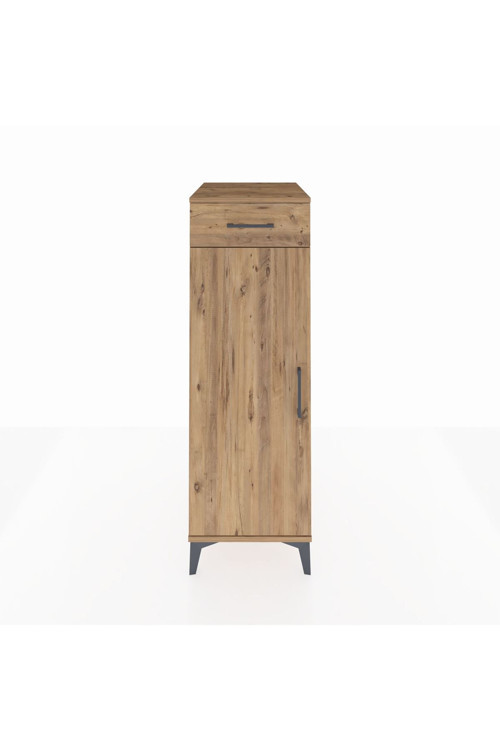 Kronos Dolap 2 Raflı 1 Çekmeceli 1 Kapaklı 44 x 59 x 134 cm Çam - Çam
