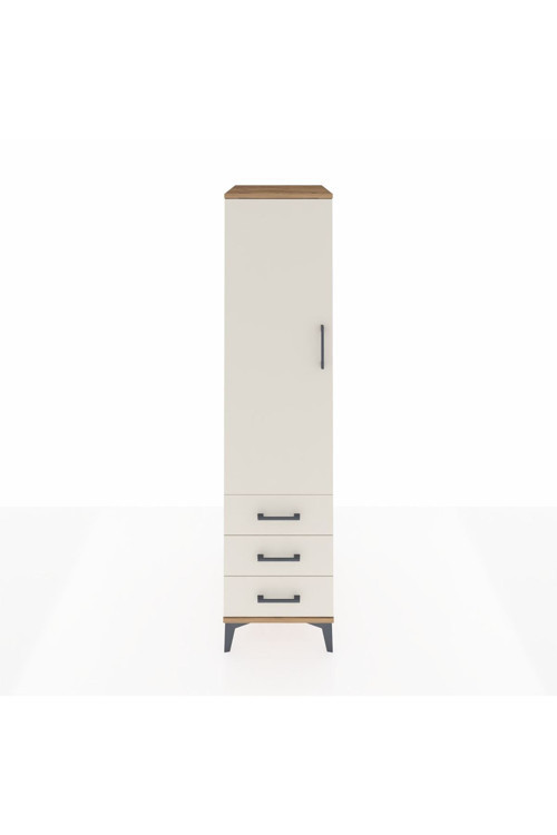 Kronos Dolap 1 Raflı 3 Çekmeceli 1 Askılı 44 x 59 x 182 cm Çam - Aytaşı
