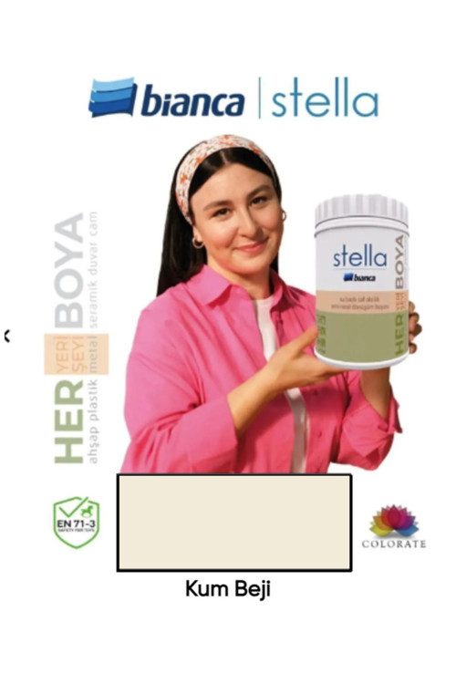 Su Bazlı Akrilik Boya Kum Bejj 1 Litre