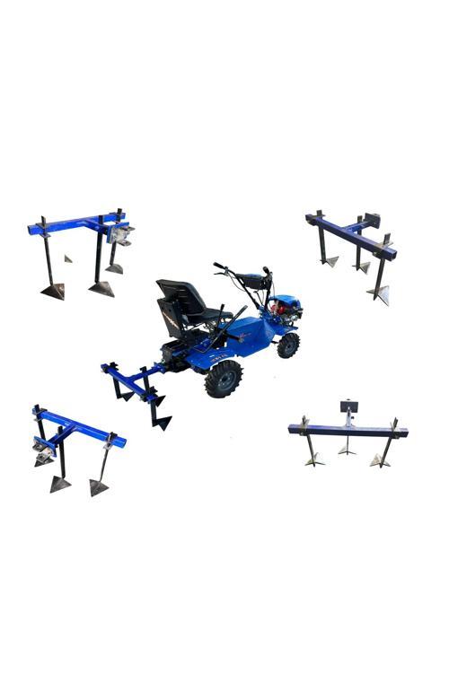 DALAZ, yka RZ 250 M Çapa Makinesi Honda Benzinli UYUMLU 3'LÜ ÇELİK KAZ AYAĞI