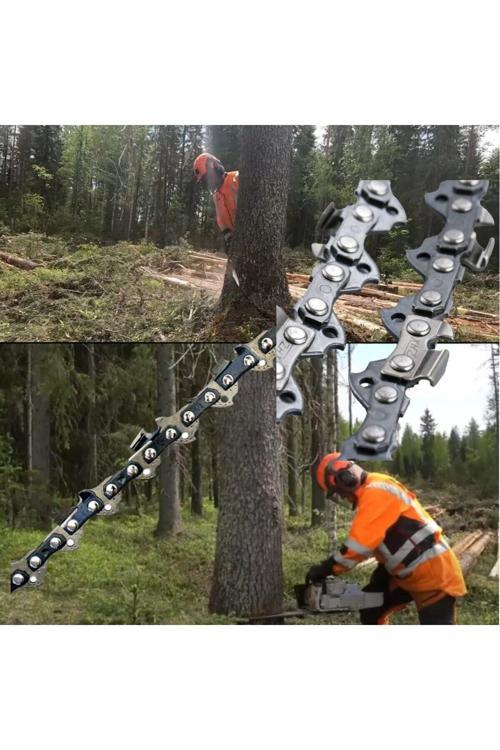 HUSQVARNA 550 XP MARK MOTORLU TESTERE UYUMLU ÇELİK IŞIL İŞLEMLİ SERT SEMENTELİ ZİNCİR