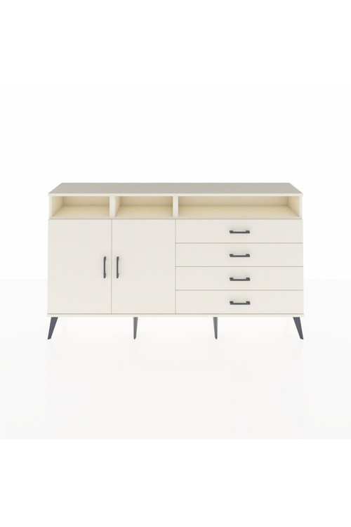 Arges Konsol 5 Raflı 4 Çekmeceli 2 Kapaklı 176x30x99 Aytaşı-Aytaşı