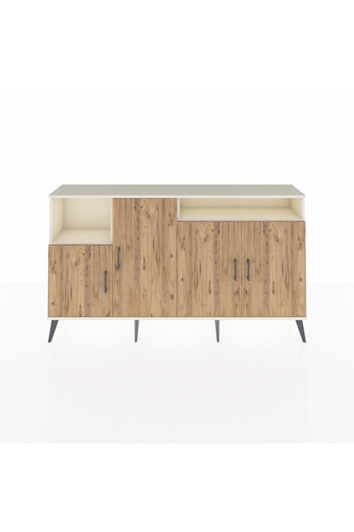 Arges Konsol 5 Raflı 4 Kapaklı 176 x 30 x 99 cm Aytaşı - Çam - Aytaşı