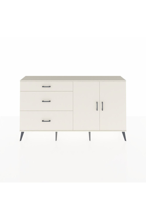Arges Konsol 2 Raflı 3 Çekmeceli 2 Kapaklı 176 x 30 x 99 cm Aytaşı - Aytaşı
