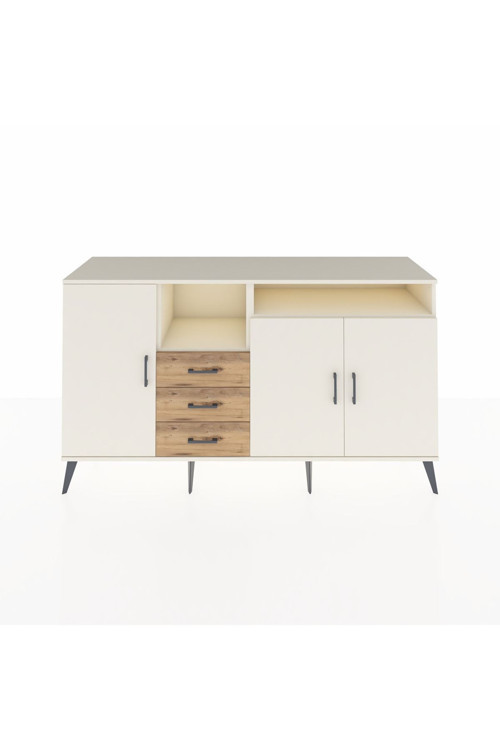 Kronos Konsol 5 Raflı 3 Çekmeceli 3 Kapaklı 176 x 59 x 99 cm Aytaşı - Aytaşı - Çam