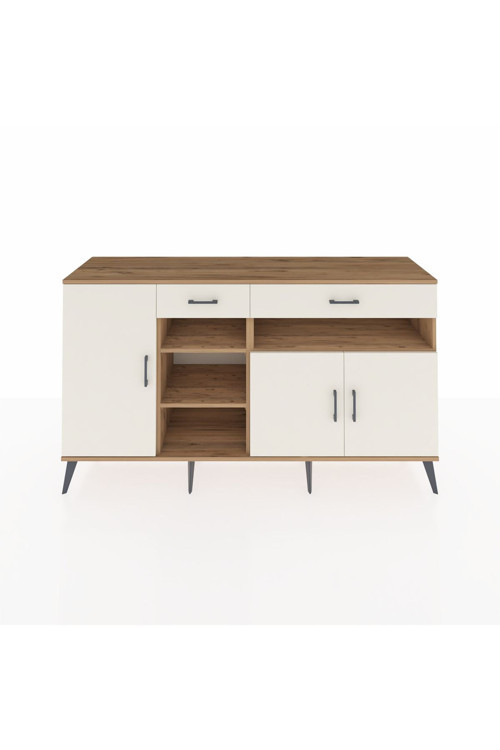 Kronos Konsol 5 Raflı 2 Çekmeceli 3 Kapaklı 176 x 59 x 99 cm Çam - Aytaşı