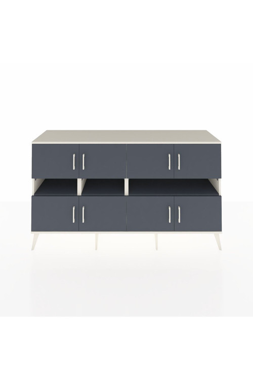 Kronos Konsol 8 Raflı 8 Kapaklı 176 x 59 x 99 cm Aytaşı - Antrasit